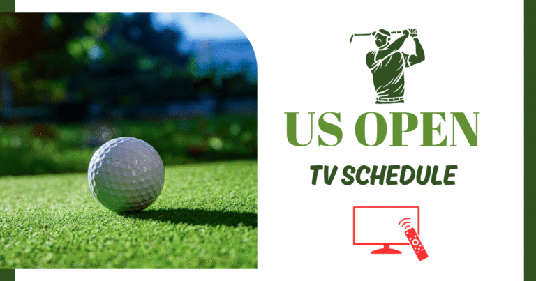 US Open Golf TV Schedule 2025